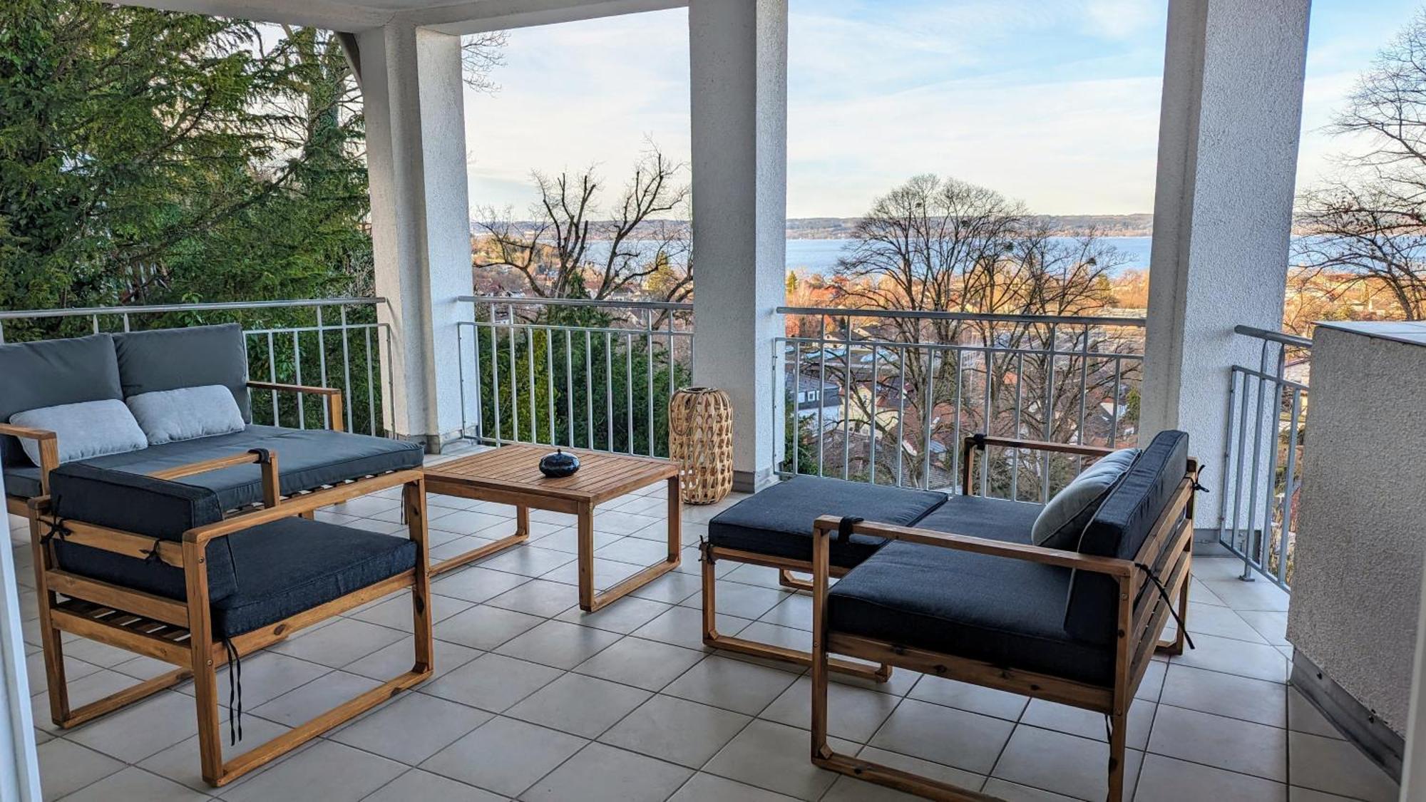 Liboria I Villa Mit Seeblick 10Min Vom See Herrsching am Ammersee Exterior foto